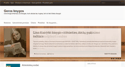 Desktop Screenshot of gerosknygos.pavb.lt