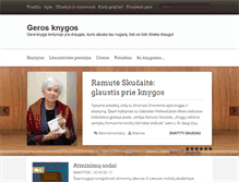 Tablet Screenshot of gerosknygos.pavb.lt